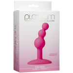 Platinum Premium Silicone The Minis Bubble Medium Pink Plug