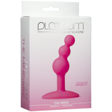 Platinum Premium Silicone The Minis Bubble Medium Pink Plug