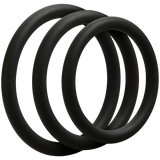 Optimale 3 Silicone C-Ring Set Thin Black