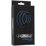 Optimale 3 Silicone C-Ring Set Thin Black