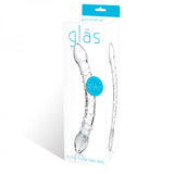 Glas Double Trouble Glass Dildo Clear