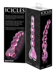 Icicles No 43 Pink Glass Beaded Massager