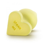 Naughty Candy Heart Yellow Butt Plug