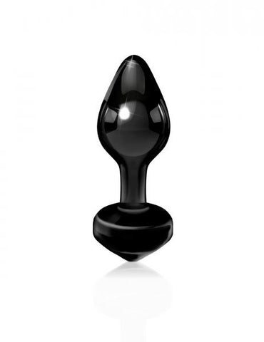 Icicles No. 44 Black Glass Butt Plug