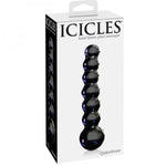 Icicles No 51 Black Beaded Glass Massager