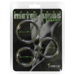 Si 3 Pack Seamless Metal Rings 2, 1.75, And 1.5 Inch