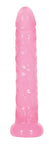 Pink Jelly Slim Dildo Pink