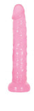 Pink Jelly Slim Dildo Pink