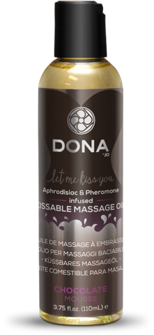 Dona Kissable Massage Oil Chocolate Mousse 3.75 oz