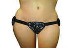 Sportsheets Plus Size Gray & Black Lace Corsette Strap On