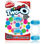 Color Pop Two O Quickie Blue Vibrating Ring