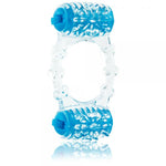 Color Pop Two O Quickie Blue Vibrating Ring