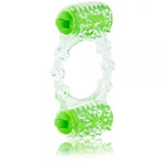 Color Pop Two O Quickie Green Vibrating Ring