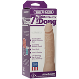 Vac-U-Lock 7in Ultraskyn Thin Dong - Beige