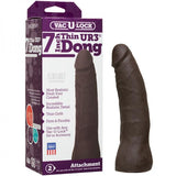 Vac-U-Lock 7in Ultraskyn Thin Dong  - Brown