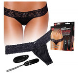 Hustler Remote Control Vibrating Panties Black M/L