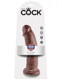 King Cock 9 Inch Dildo - Brown