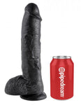 King Cock 10in Cock - Black