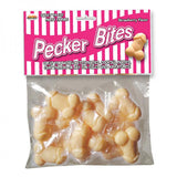 Pecker Bites Strawberry Candy 16 Pieces Bag