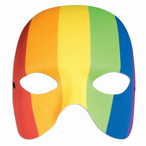 Rainbow Half Mask