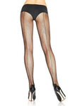 Fishnet Backseam Pantyhose O/S Black