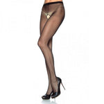 Sheer Nylon Crotchless Pantyhose O/S Beige