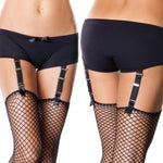 Garter Boyshorts Small/Medium Black