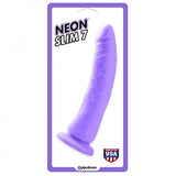 Neon Slim 7 - Purple Dildo