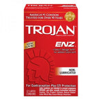 Trojan Enz Non-Lubricated Condoms - 12 Pack