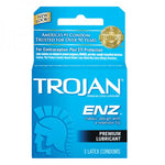 Trojan ENZ Lubricated Condoms 3 Pack