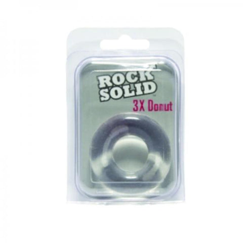 Rock Solid 3x Clear Donut C Ring In A Clamshell