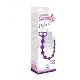 Gossip Perfect 10 Silicone Anal Beads Violet