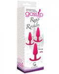 Gossip Rump Rockers 3 Piece Anal Training Set Pink