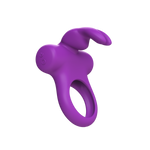 Frisky Bunny Vibrating Ring Purple