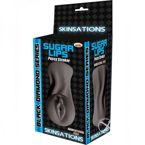 Skinsations Black Diamond Series Sugar Lips Pussy Stroker