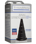 Titanmen Anal Stretcher 6 Inches Expansion Plug Black