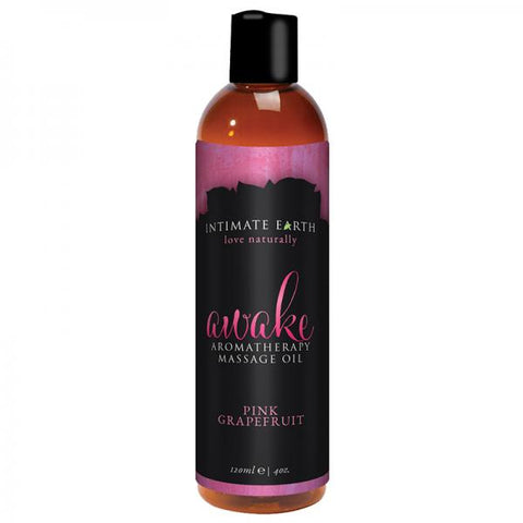 Intimate Earth Awake Massage Oil 4oz