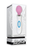 Luminous Rose Rechargeable Wand Massager Pink