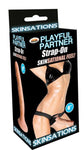 Playful Partner Strap On Dildo 8 inches Harness O/S