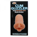 Skinsations Cum Guzzler Mouth & Tongue Stroker Beige