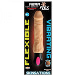 Skinsations Vibra-flex Heat Seeker Flexible/warming Dildo 12 Function