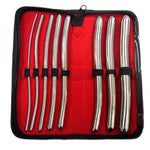 Rouge Stainless Steel Hegar 8 Piece Dilator Set