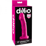 Dillio Please Her 6.5 inches insertable Pink Dildo