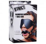 Strict Blindfold Harness Plus Ball Gag