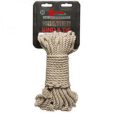 Kink Bind And Tie Hemp Bondage Rope 50 Feet Natural