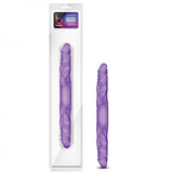 B Yours 14 inches Double Dildo Purple