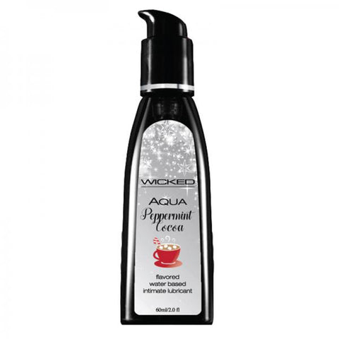 Wicked Aqua Peppermint Cocoa Flavored Lubricant 2oz