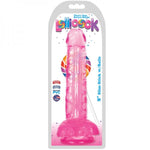 Lollicock Slim Stick W/balls 8in Cherry Ice