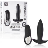 Sensuelle Remote Control Rechargeable Mini Plug Black