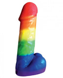 Rainbow Pecker Party Candle 7 inches